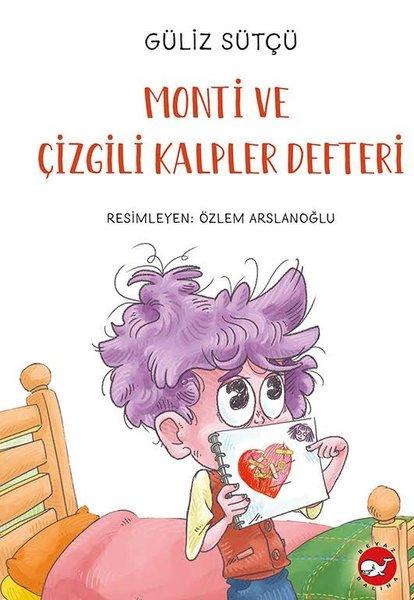 Monti ve Çizgili Kalpler Defteri | Beyaz Balina Yayınları (İnce Kapak) - Resim 1