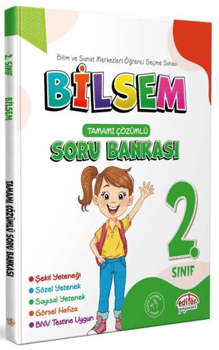 2. Sınıf Bilsem Çözümlü Soru Bankası
