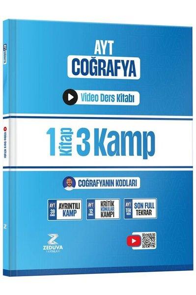 Coğrafyanın Kodları AYT Coğrafya 1 Kitap 3 Kamp Video Ders Kitabı | Zeduva Yayınları (İnce Kapak) - Resim 1