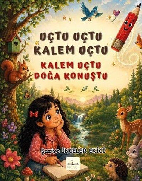 Uçtu Uçtu Kalem Uçtu - Kalem Uçtu Doğa Konuştu | Harfhane Çocuk (İnce Kapak) - Resim 1