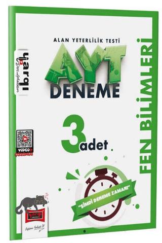 AYT Fen Bilimleri 3 Deneme Sınavı | Yargı Yayınevi (Ciltsiz) - Resim 1