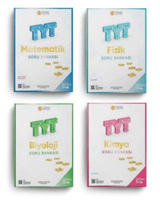 Üç Dört Beş TYT Matematik Fizik Kimya Biyoloji Soru Bankası Seti | Üç Dört Beş Yayınları (Ciltsiz) - Resim 1