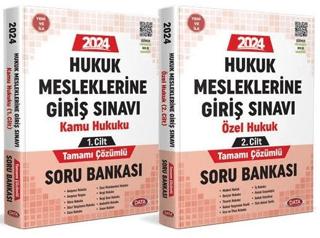 Hukuk Meslekleri Giriş Sınavına Hazırlık Tamamı Çözümlü Soru Bankası 1-2