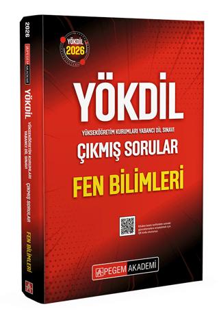 2026 YÖKDİL Fen Bilimleri Çıkmış Sorular | Pegem Akademi Yayıncılık (Ciltsiz) - Resim 1