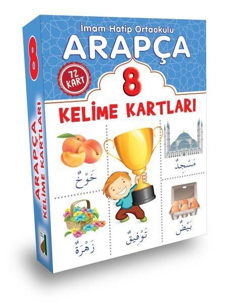 Arapça Kelime Kartları - 8 | Damla Yayınevi (İnce Kapak) - Resim 1