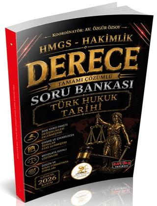 HUKAL HMGS-Hakimlik Derece Türk Hukuk Tarihi Soru Bankası | Savaş Yayınevi (Ciltsiz) - Resim 1