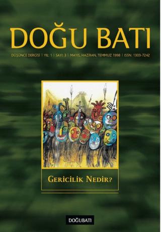 Doğu Batı Düşünce Dergisi Yıl: 1 Sayı: 3 - Gericilik Nedir? | Doğu Batı Dergileri (Ciltsiz) - Resim 1