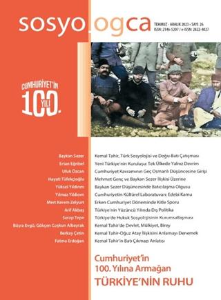 Sosyologca Dergisi Sayı: 26 | Doğu Kitabevi (Ciltsiz) - Resim 1