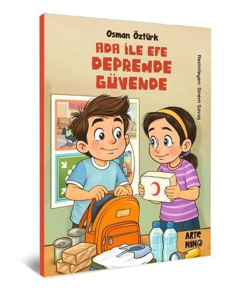 Ada İle Efe Depremde Güvende | Artenino Yayıncılık (İnce Kapak) - Resim 1