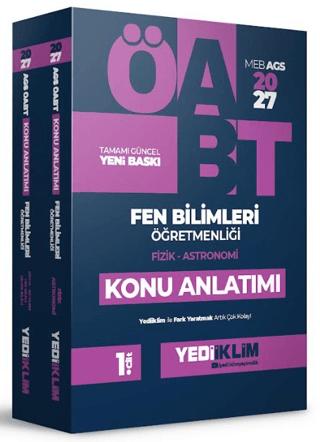 2027 MEB AGS ÖABT Fen Bilimleri Öğretmenliği Konu Anlatımı (2 Cilt) | Yediiklim Yayınları (Ciltsiz) - Resim 1