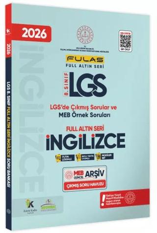 8. Sınıf LGS Full Altın Seri İngilizce MEB Çıkmış Soru Bankası | Karakutu Yayın (Ciltsiz) - Resim 1