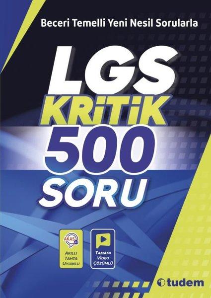 LGS Kritik 500 Soru | Tudem Yayınları - Ders Kitapları (İnce Kapak) - Resim 1