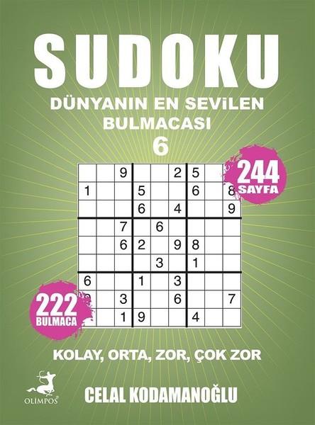 Sudoku Dünyanın En Sevilen Bulmacası 6 | Olimpos Yayınları (İnce Kapak) - Resim 1