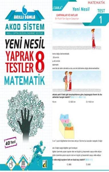 8.Sınıf Matematik Yeni Nesil Yaprak Testler | Damla Yayınevi (İnce Kapak) - Resim 1
