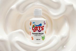Let's Parmak Boyası Beyaz 250 ml | Lets - Resim 1