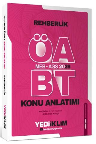 2026 MEB AGS ÖABT Rehberlik Konu Anlatımı | Yediiklim Yayınları (Ciltsiz) - Resim 1