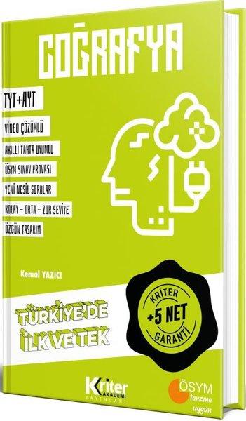 Coğrafya-5 Net Garantili-Türkiye'de İlk ve Tek | Kriter Akademi Yayınları (İnce Kapak) - Resim 1