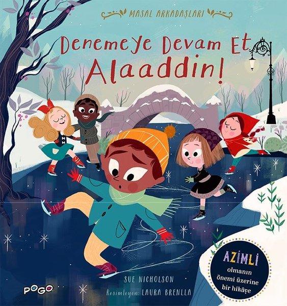 Denemeye Devam Et Alaaddin! - Masal Arkadaşları | Pogo (İnce Kapak) - Resim 1