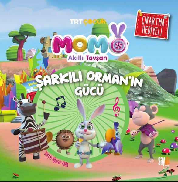 TRT Çocuk - Akıllı Tavşan Momo - Şarkılı Orman'ın Gücü - Çıkartma Hediyeli | Sayda Yayıncılık (İnce Kapak) - Resim 1