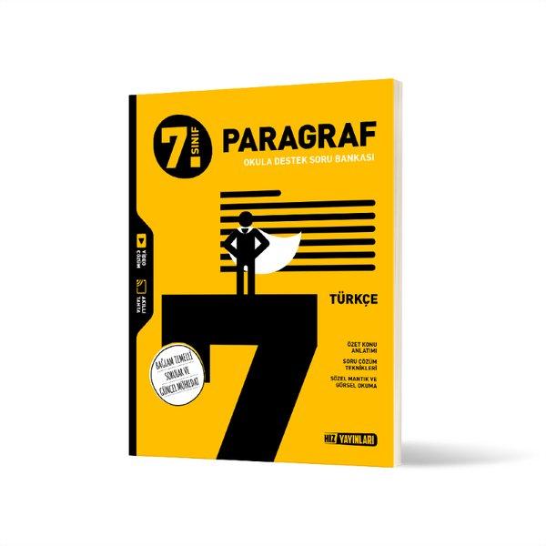 7. Sınıf Paragraf Soru Bankası | Hız Yayınları (İnce Kapak) - Resim 1