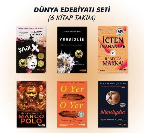 Dünya Edebiyatı Seti - 6 Kitap Takım | Salon Yayınları (İnce Kapak) - Resim 1