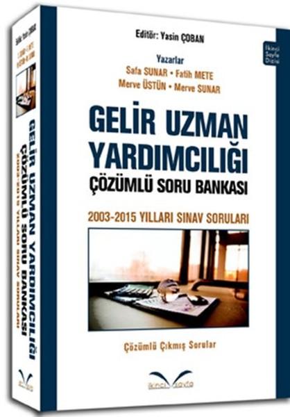 Gelir Uzman Yardımcılığı Çözümlü Soru Bankası | İkinci Sayfa (İnce Kapak) - Resim 1