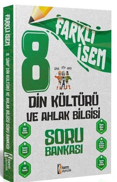 2024 8.Sınıf Din Kültürü ve Ahlak Bilgisi Farklı İsem Soru Bankası | İsem Yayıncılık - Ortaokul (İnce Kapak) - Resim 1