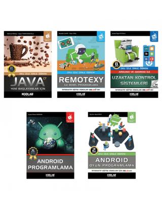 Android Tabanlı Mobil Uygulama Seti (5 Kitap) | Kodlab Yayın Dağıtım (Ciltsiz) - Resim 1