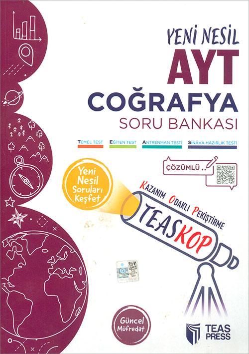 Teaskop AYT Coğrafya Soru Bankası Teas Press - Resim 1