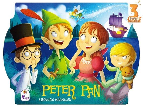 Peter Pan - 3 Boyutlu Masallar | İndigo Çocuk (İnce Kapak) - Resim 1
