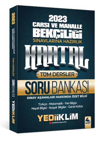 2023 Çarşı ve Mahalle Bekçiliği Sınavlarına Hazırlık Kartal Soru Bankası | Yediiklim Yayınları (Ciltsiz) - Resim 1