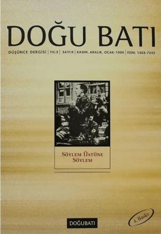 Doğu Batı Düşünce Dergisi Sayı: 9 Söylem Üstüne Söylem | Doğu Batı Dergileri (Ciltsiz) - Resim 1