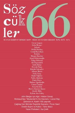 Sözcükler Dergisi Sayı: 66 Mart-Nisan 2017 | Sözcükler Yayınları (Ciltsiz) - Resim 1