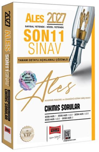 2027 ALES Sayısal - Sözel Yetenek Son 11 Sınav Tamamı Çözümlü Çıkmış Sorular | Yargı Yayınevi (Ciltsiz) - Resim 1