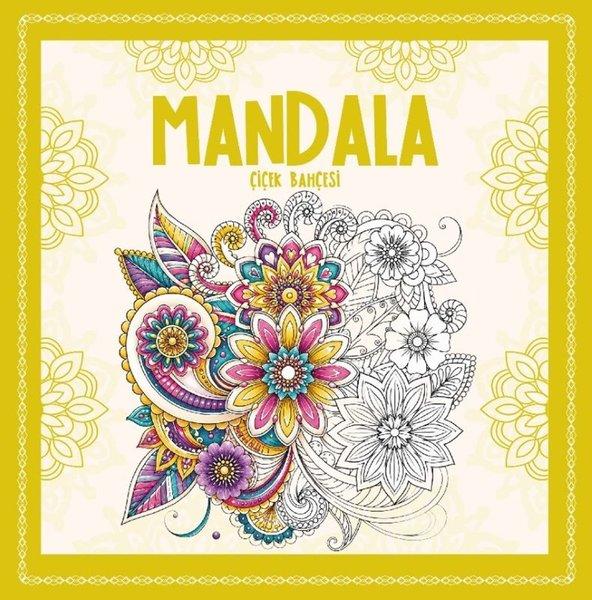 Mandala-Çiçek Bahçesi | Vivago Art (İnce Kapak) - Resim 1