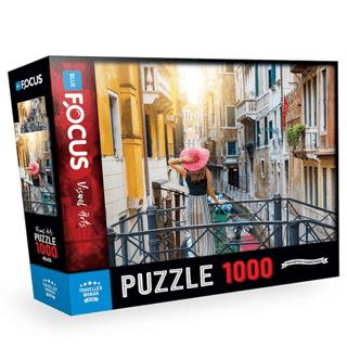 1000 Parça Traveller Woman (Gezgin Kadın) Puzzle Blue Focus Yayınları | Blue Focus Yayınları - Resim 1