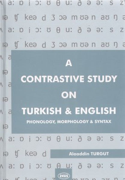 A Contrastive Study on Turkish and English - Alaaddin Turgut kitap kapağı