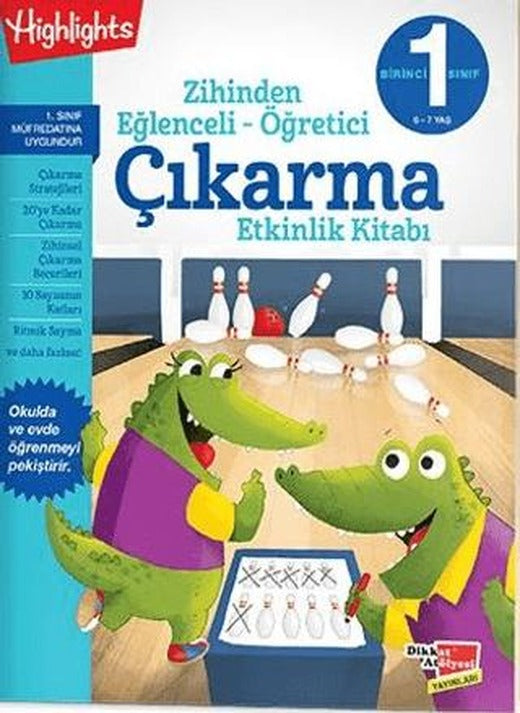 Çıkarma Etkinlik Kitabı - Zihinden Eğlenceli-Öğretici