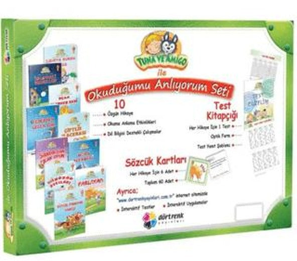 Tuna ve Amigo İle Okuduğumu Anlıyorum Seti (10 Kitap)