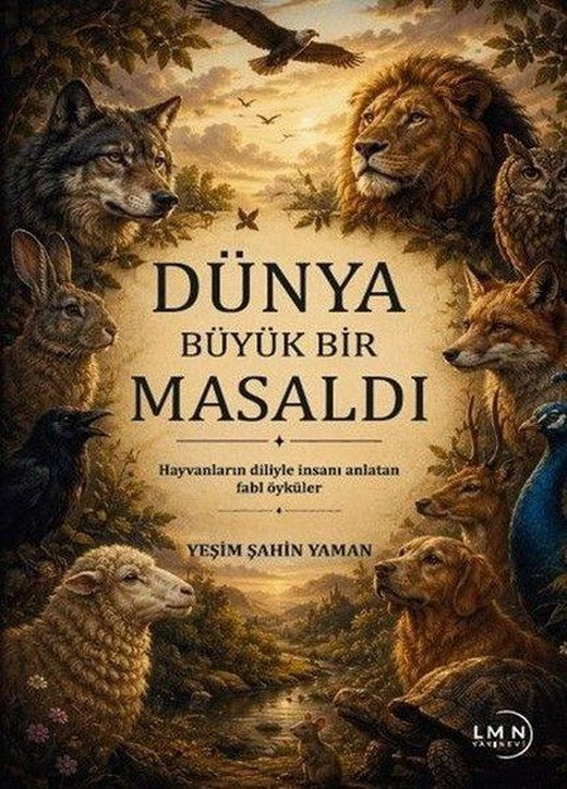 Dünya Büyük Bir Masaldı - Hayvanların Diliyle İnsanı Anlatan Fabl Öyküler | Liman Yayınevi (İnce Kapak)