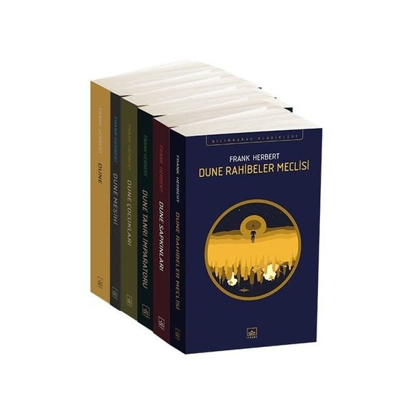 Dune Serisi Seti - 6 Kitap Takım | İthaki Yayınları (İnce Kapak)