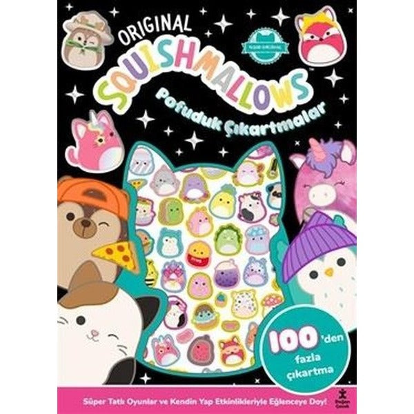 Squishmallows Pofuduk Çıkartmalar | Doğan Çocuk (İnce Kapak)