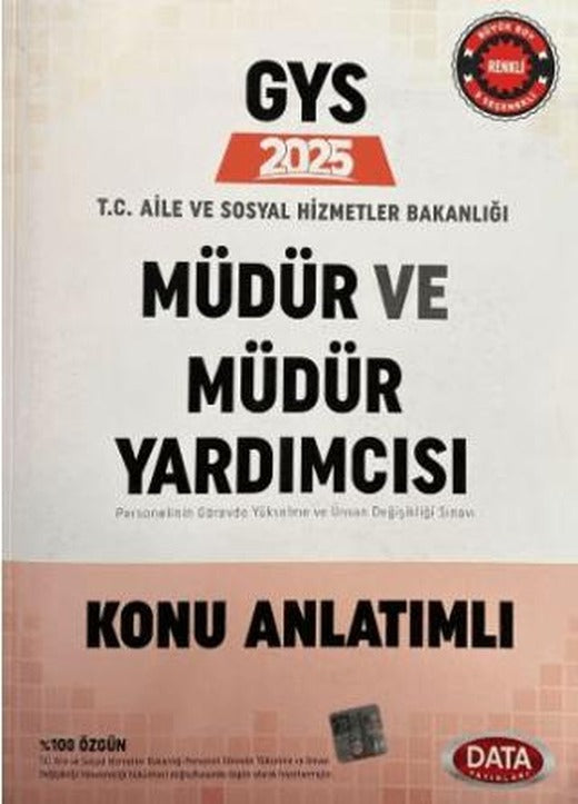 T.C. Aile ve Sosyal Hizmetler Bakanlığı GYS Müdür ve Müdür Yardımcısı Konu Anlatımlı