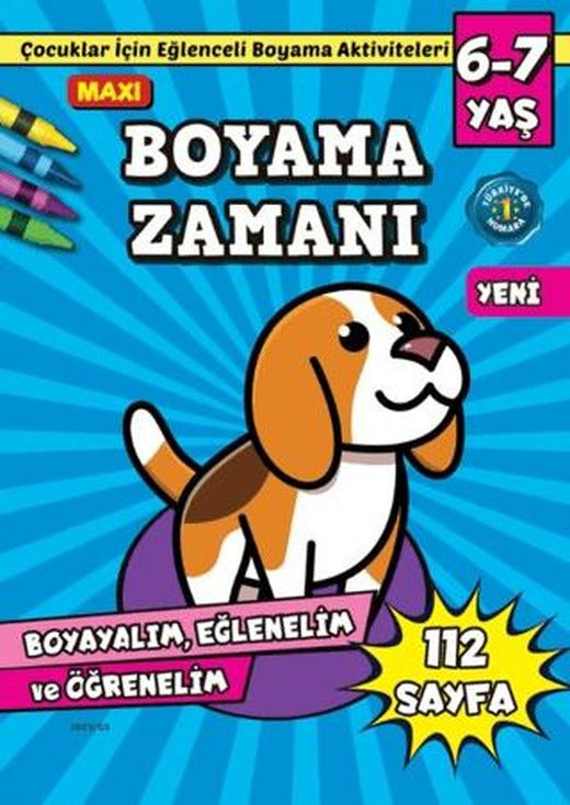 Maxi Boyama Zamanı 7 | Maxi Yayıncılık (Ciltsiz)