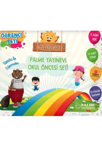 4 - 5 Yaş için Okul Öncesi Seti - Kolektif kitap kapağı