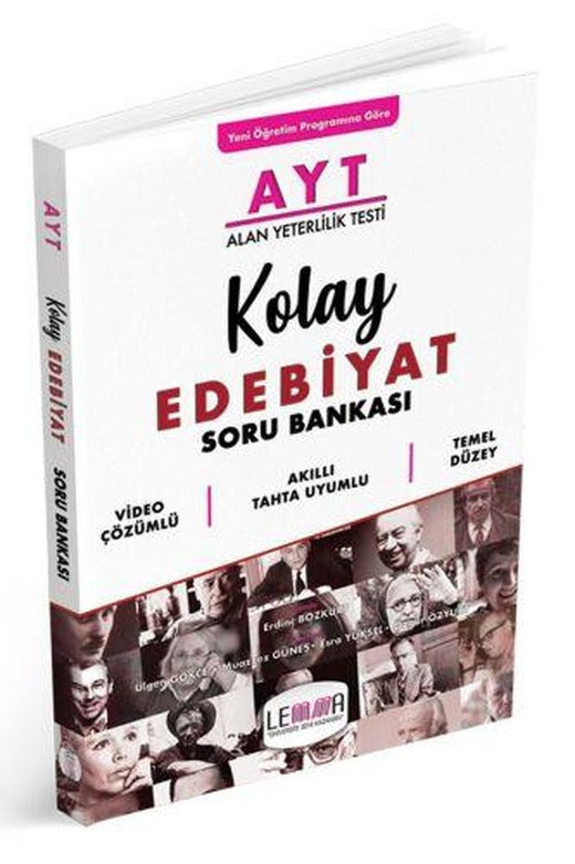 AYT Kolay Edebiyat Soru Bankası LEMMA Yayınları