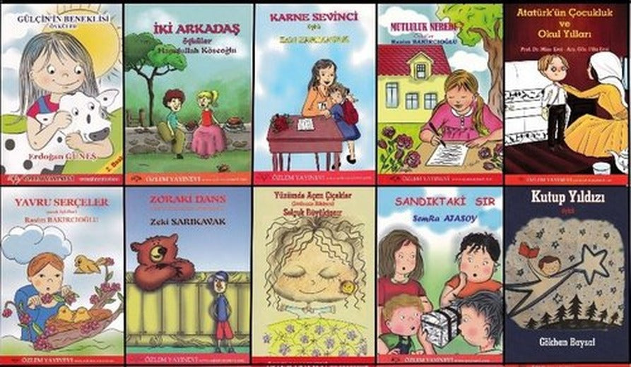 Dokuz Yaş Öykü Seti - 10 Kitap Takım | Özlem Yayınevi