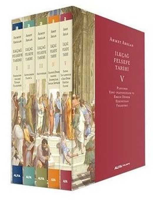 İlkçağ Felsefesi Tarihi Seti - 5 Kitap Takım | Alfa Yayıncılık (İnce Kapak)