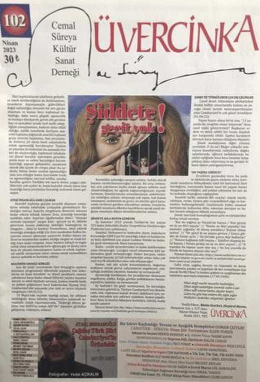 Üvercinka Dergisi: 102 Nisan 2023 | Üvercinka Dergisi (Ciltsiz)