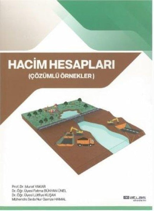 Hacim Hesapları - Çözümlü Örnekler | Atlas Akademi Yayınları (İnce Kapak)